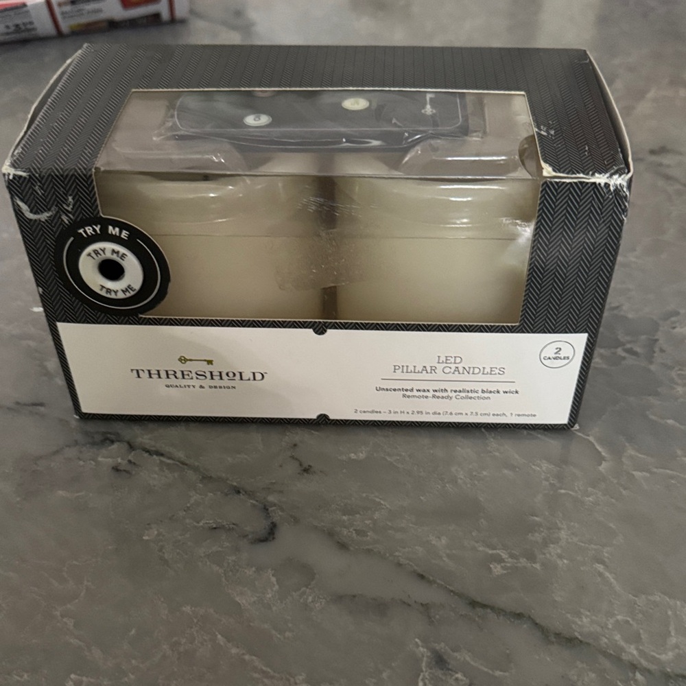 Threshold Cream Candle Accents for Elegant Home Decor
